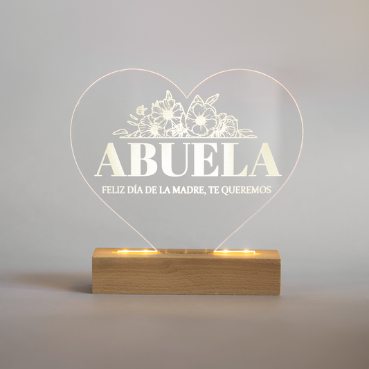Lámpara LED Personalizada  ABUELA
