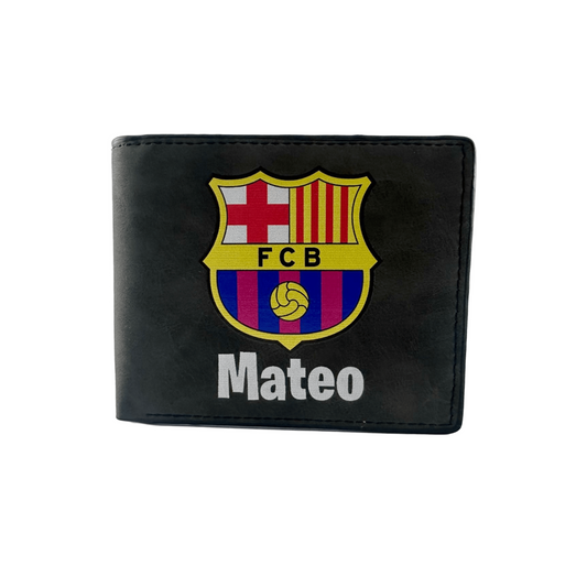 Cartera de futbol personalizada