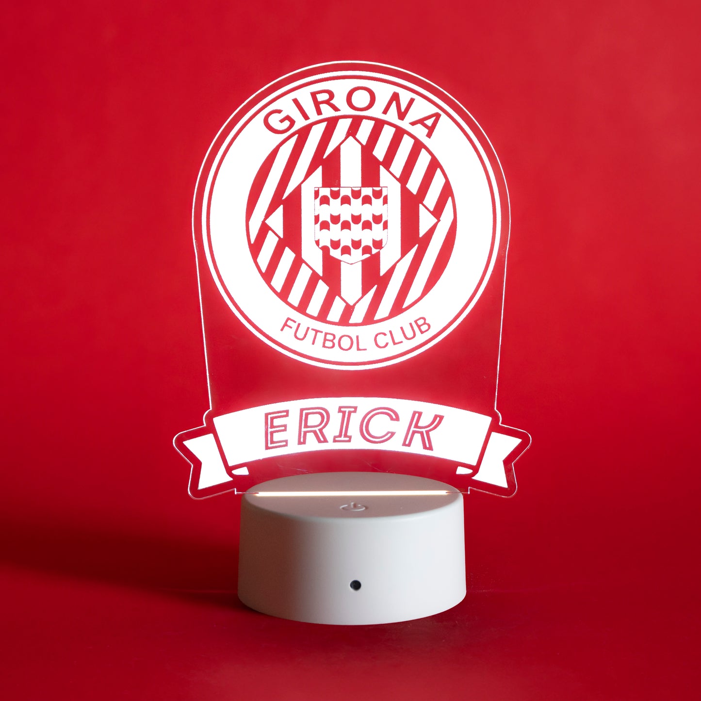 Girona- Lámpara personalizada con iluminación LED RGB