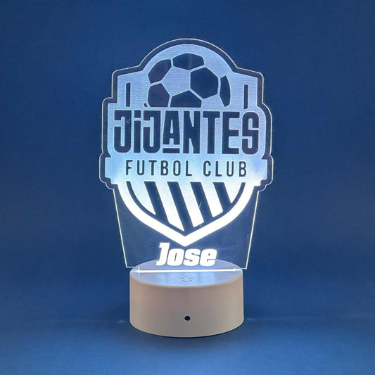 JIJANTES - Lámpara personalizada con ilumina LED RGB
