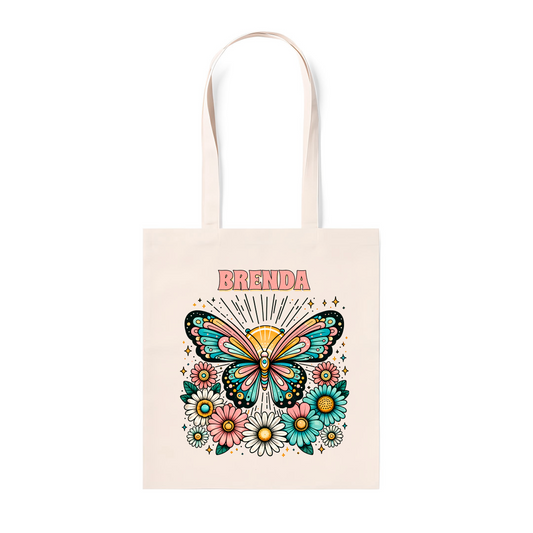 Bolsa de Algodón 100% Personalizada “Mariposa1”