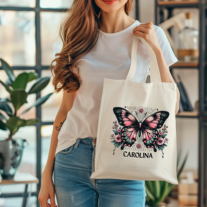 Bolsa de Algodón 100% Personalizada “Mariposa2”