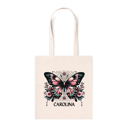 Bolsa de Algodón 100% Personalizada “Mariposa2”